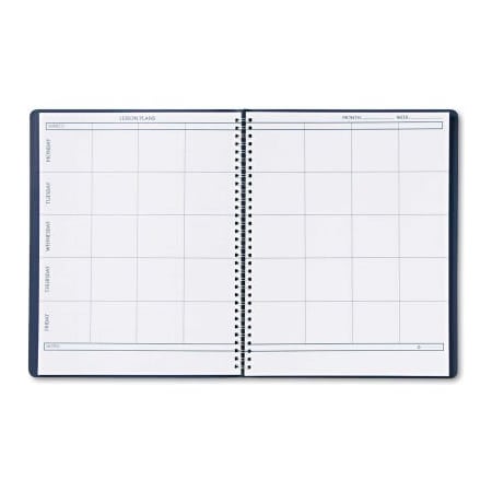 House Of Doolittle Lesson Plan Book, 11 x 8-1/2, White, 1 Each 51007